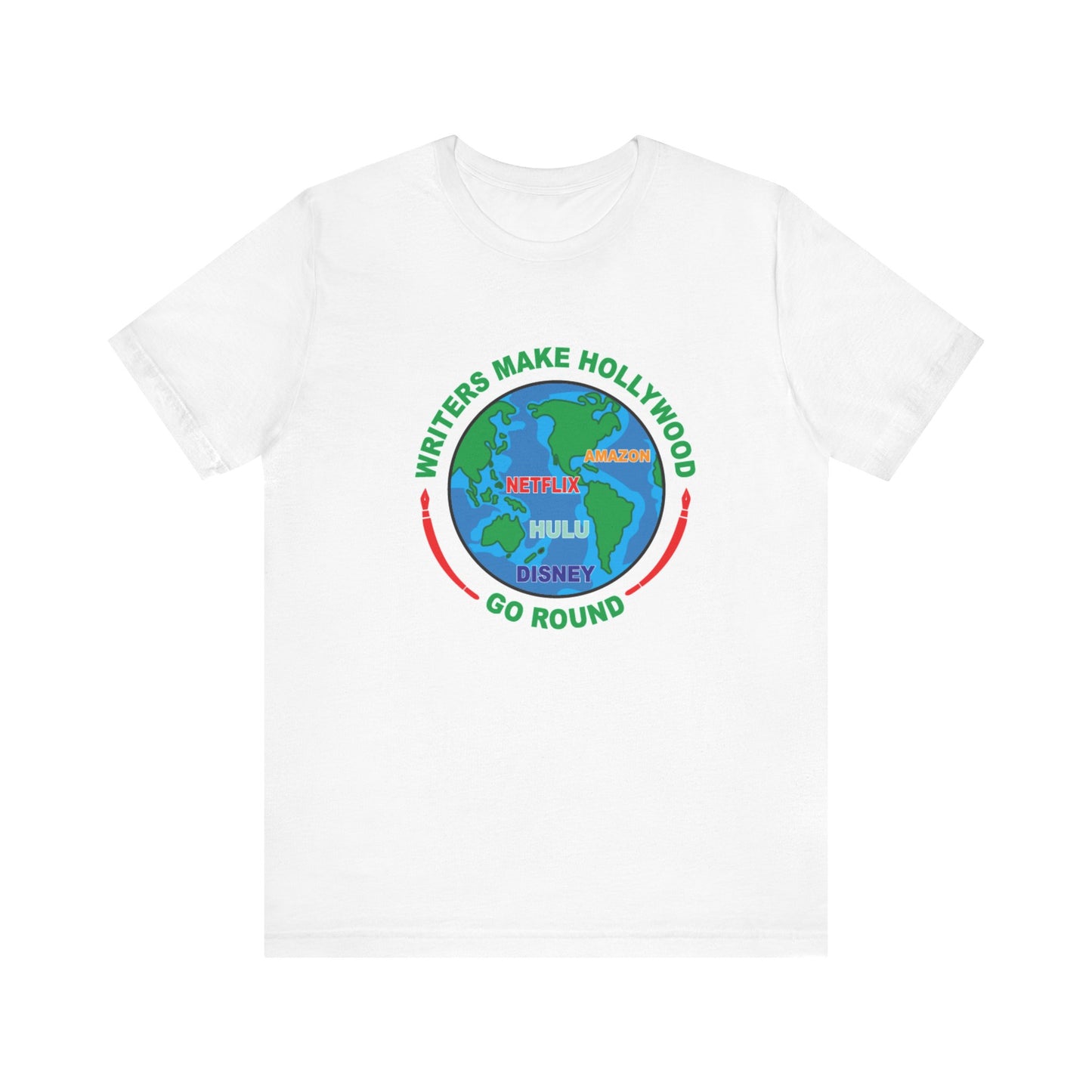 Writers Make Hollywood Go Round Unisex Tee