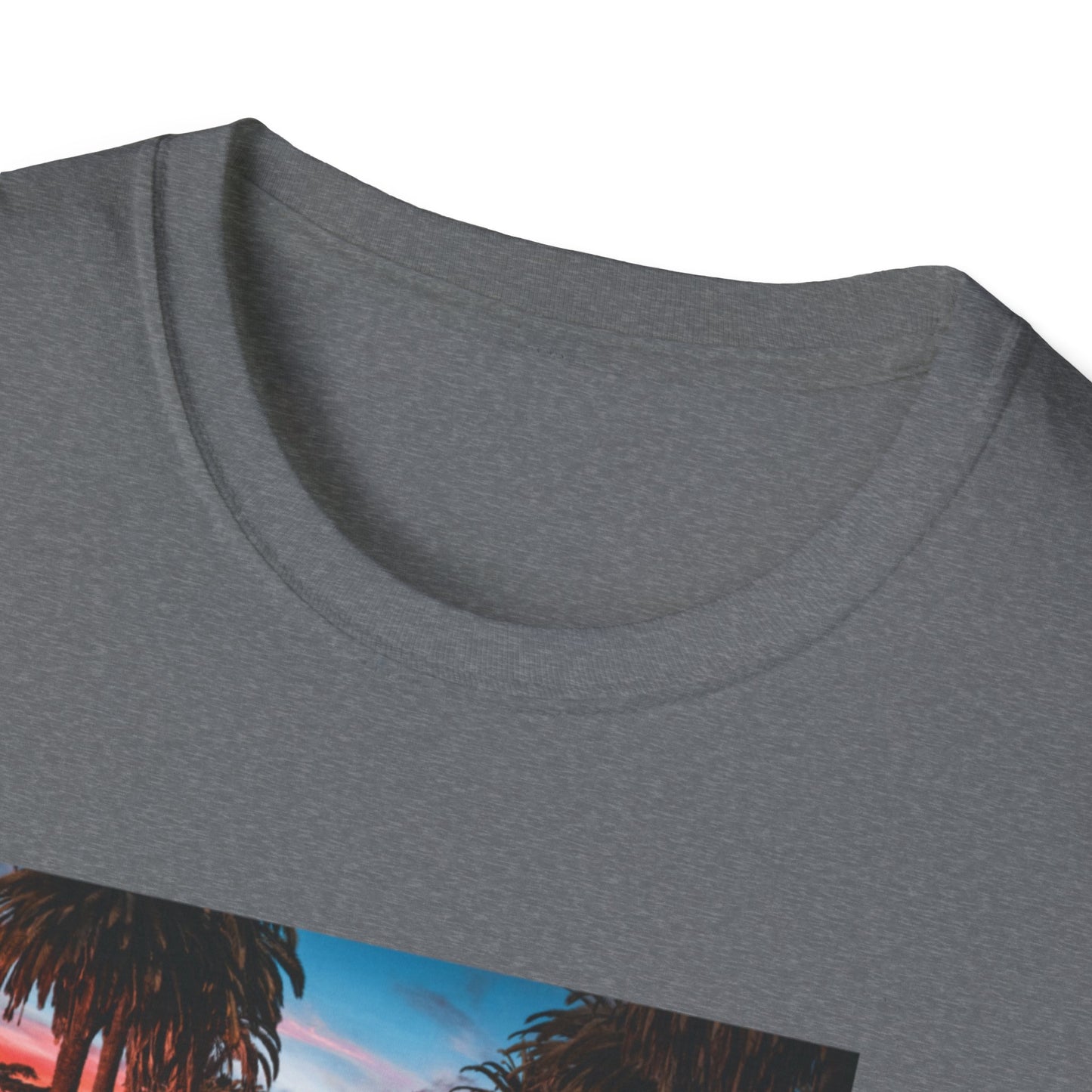 Sunset Vibes Unisex Softstyle T-Shirt, Casual Wear, Graphic Tee, Beach Lover Gift, Summer Style, Road Trip Fashion