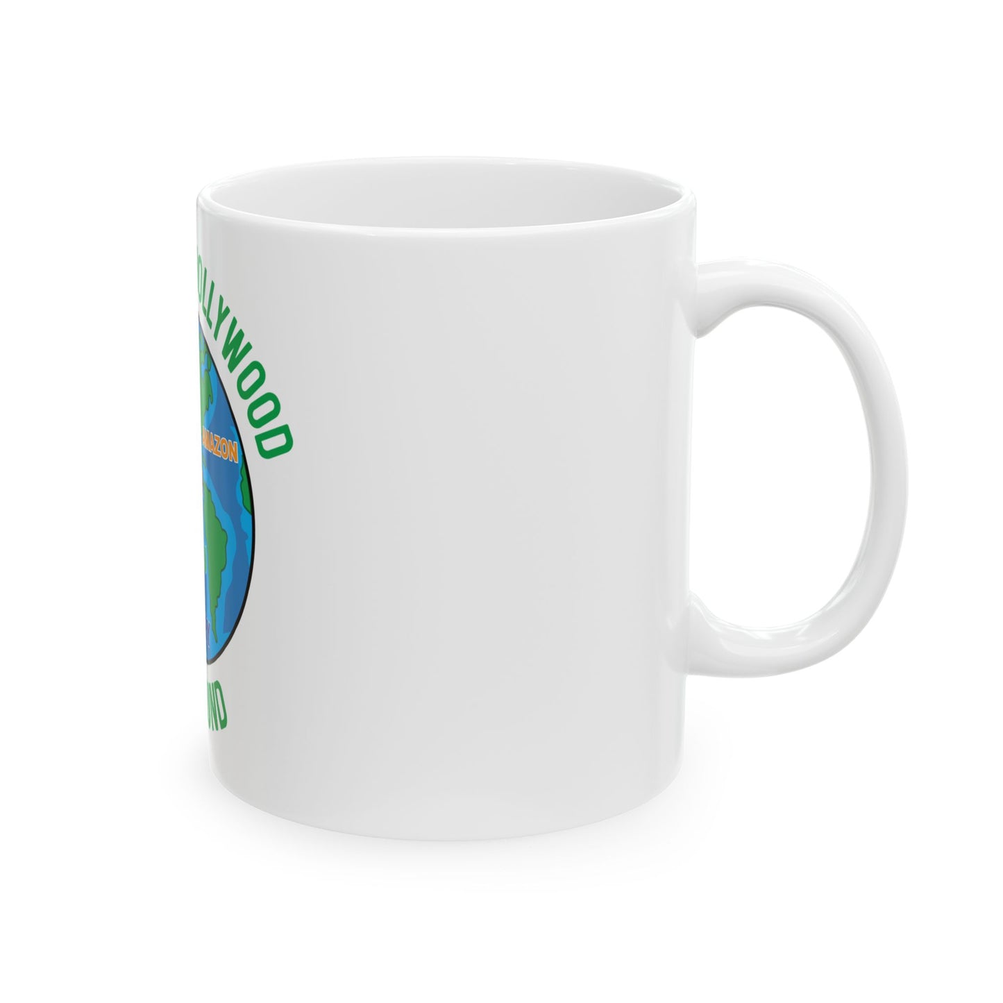 Actors Make Hollywood Go Round Ceramic Mug - Perfect for Movie Lovers & Gift for Film Enthusiasts