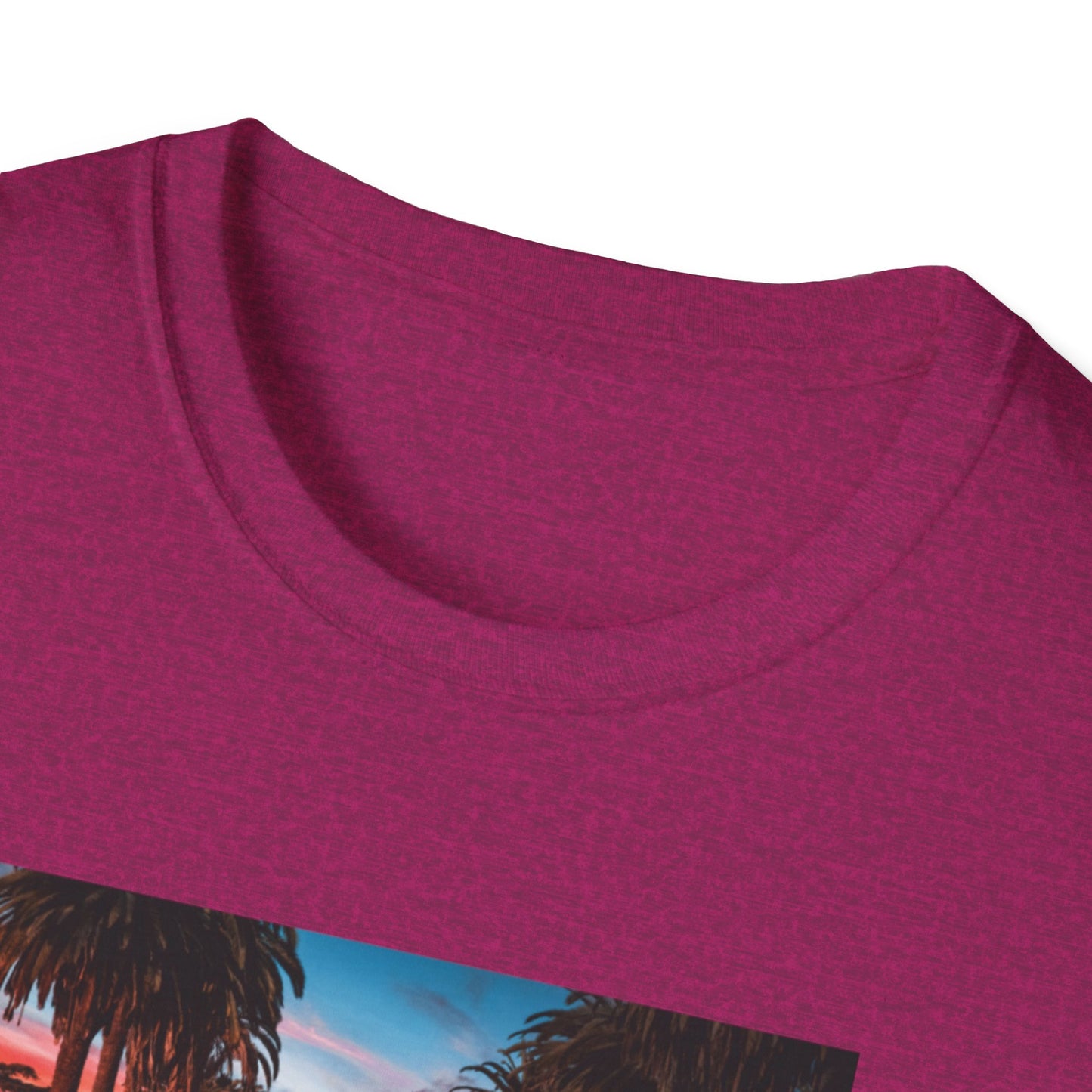 Sunset Vibes Unisex Softstyle T-Shirt, Casual Wear, Graphic Tee, Beach Lover Gift, Summer Style, Road Trip Fashion