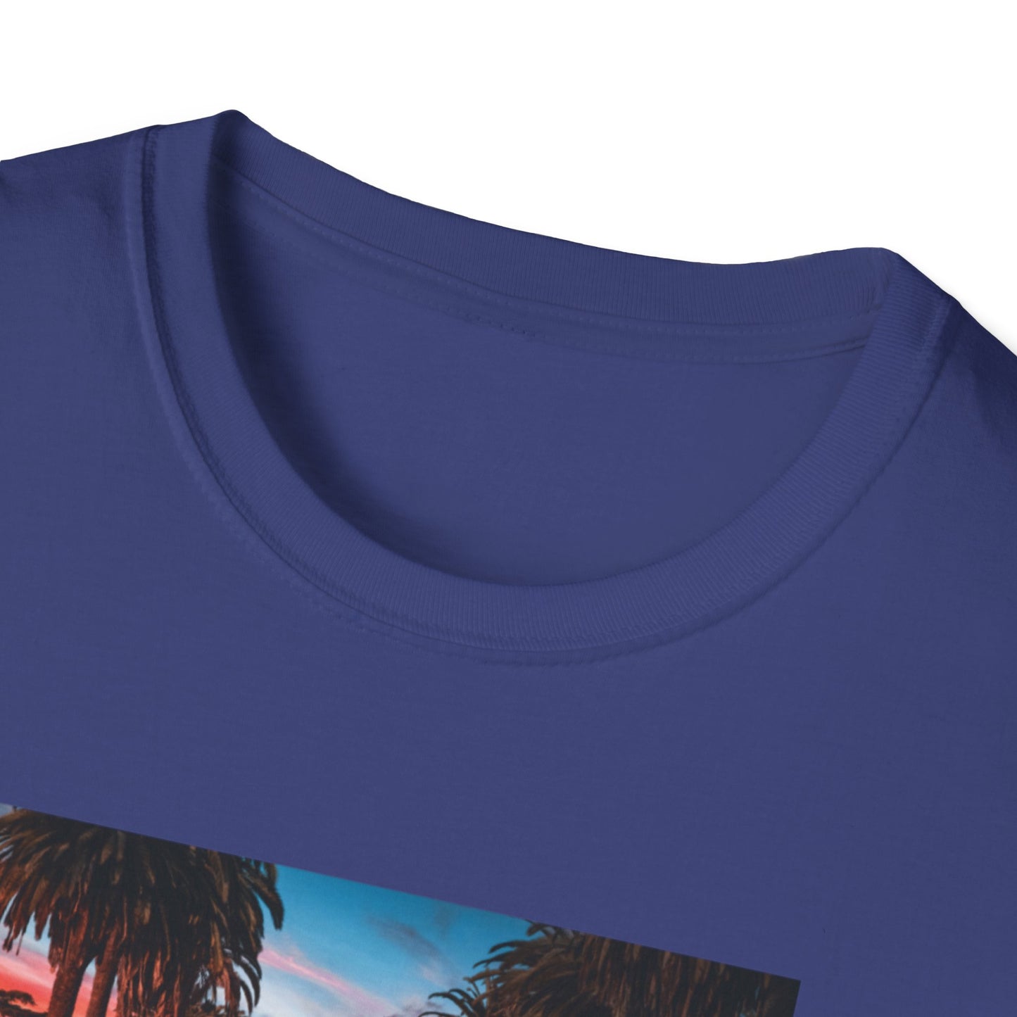 Sunset Vibes Unisex Softstyle T-Shirt, Casual Wear, Graphic Tee, Beach Lover Gift, Summer Style, Road Trip Fashion