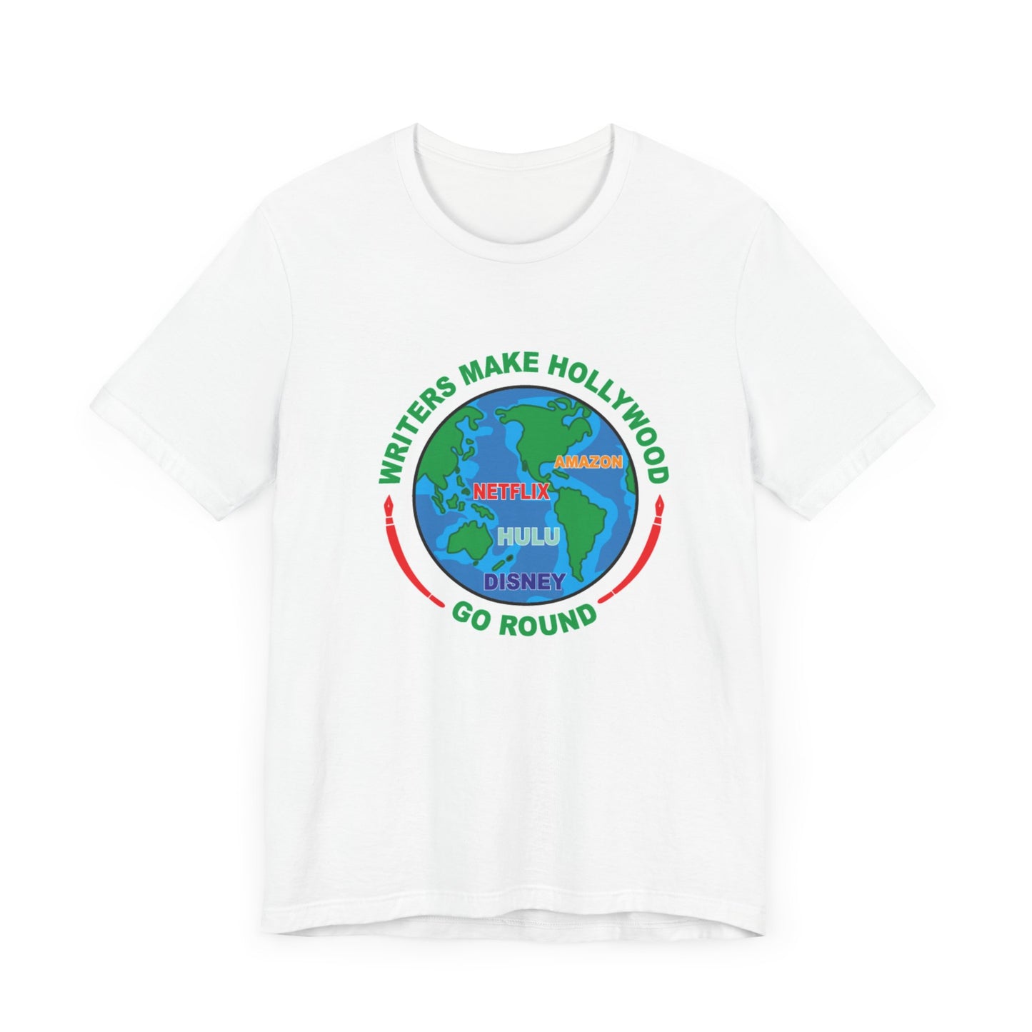 Writers Make Hollywood Go Round Unisex Tee