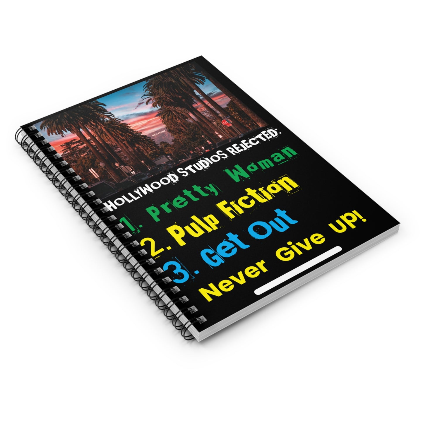 Hollywood Studios Rejected Spiral Notebook - For Writers, Dreamers & Creatives, Motivational Gift, Movie Lover's Journal, Fun [...]