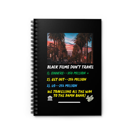 Spiral Notebook with Inspirational Quotes | Perfect for Note-Taking, Journaling, School Supplies, Gifts for Film Lovers