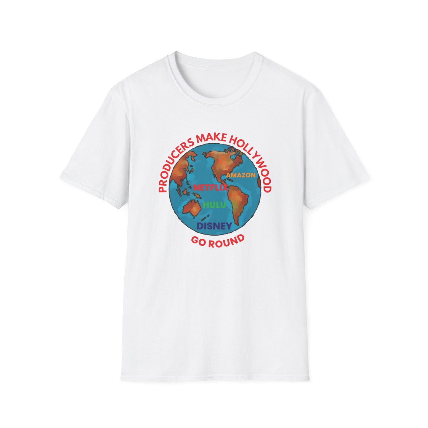 Hollywood Producers Unisex T-Shirt, Movie Lover Gift, Comfortable Tee, Unique Graphic Shirt, Pop Culture Apparel