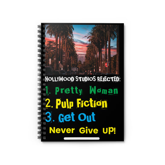 Hollywood Studios Rejected Spiral Notebook - For Writers, Dreamers & Creatives, Motivational Gift, Movie Lover's Journal, Fun [...]
