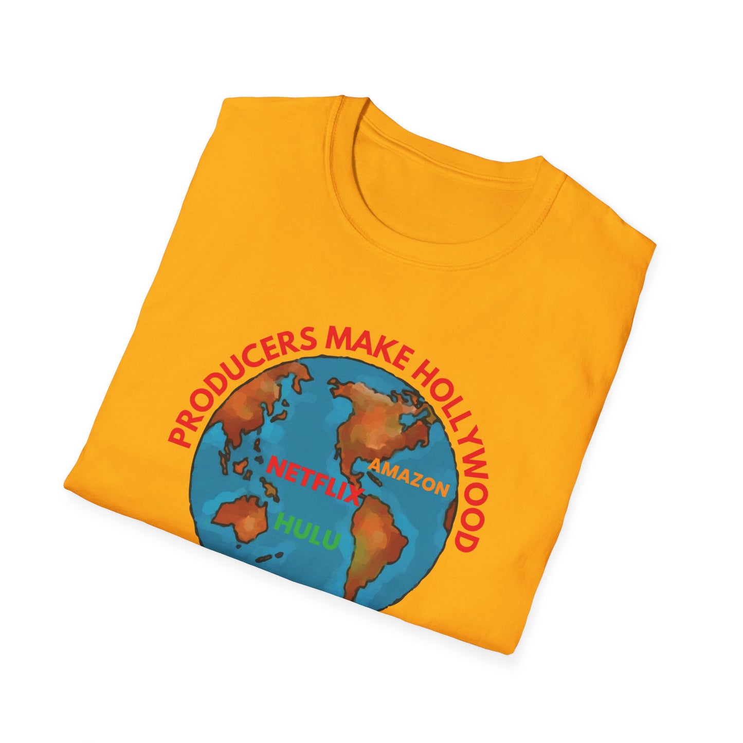 Hollywood Producers Unisex T-Shirt, Movie Lover Gift, Comfortable Tee, Unique Graphic Shirt, Pop Culture Apparel
