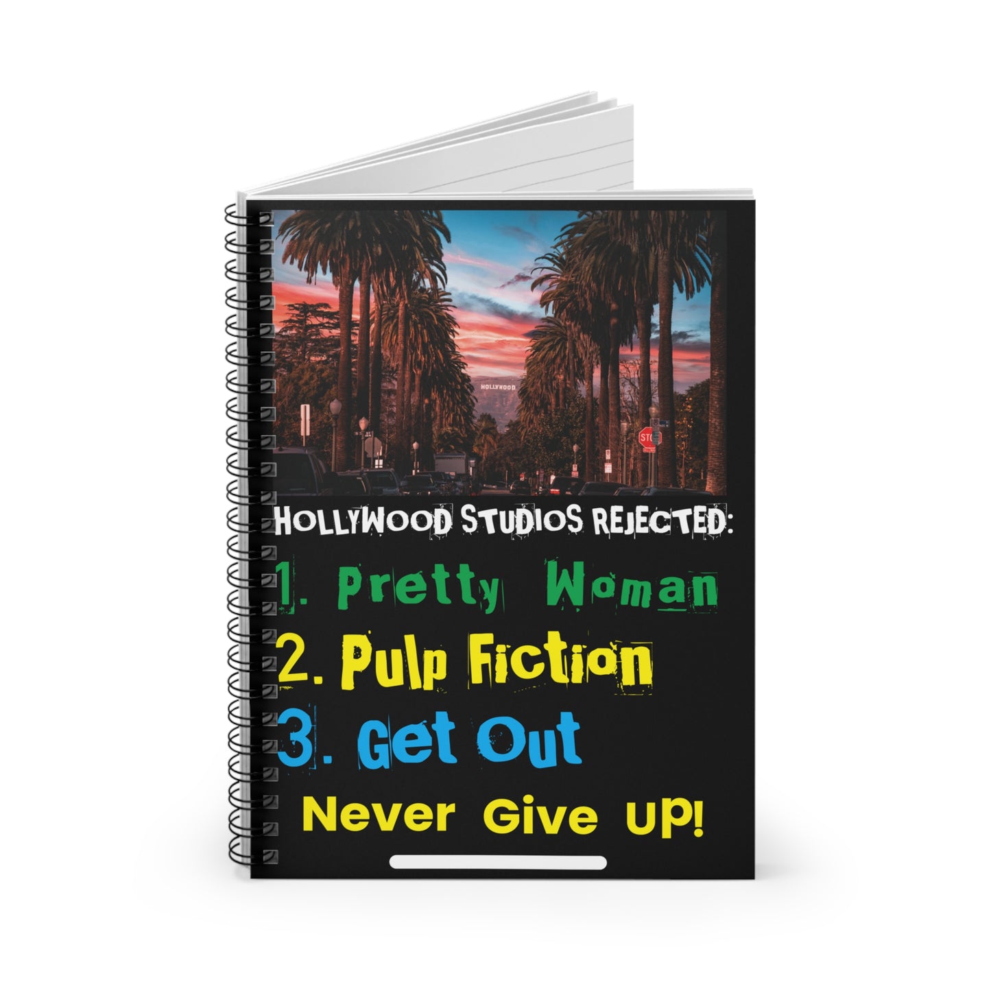 Hollywood Studios Rejected Spiral Notebook - For Writers, Dreamers & Creatives, Motivational Gift, Movie Lover's Journal, Fun [...]