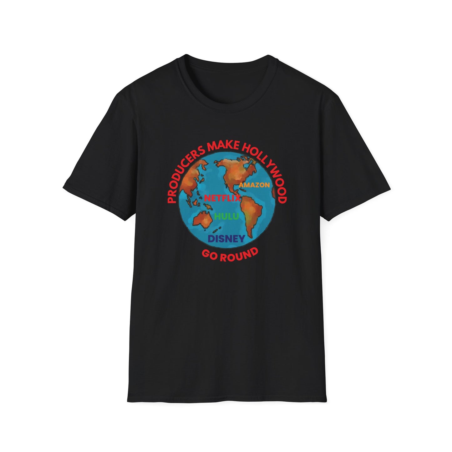 Hollywood Producers Unisex T-Shirt, Movie Lover Gift, Comfortable Tee, Unique Graphic Shirt, Pop Culture Apparel